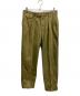 BARNSTORMER（バーンストーマー）の古着「MACARTHUR 2 TUCK DRESS HERRINGBONE PANT」｜ベージュ