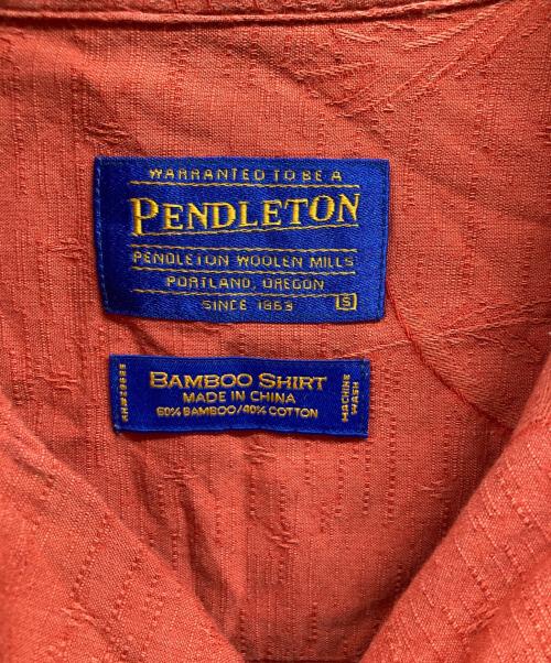 PENDLETON（ペンドルトン）PENDLETON (ペンドルトン) bamboo shirt オレンジ サイズ:Sの古着・服飾アイテム