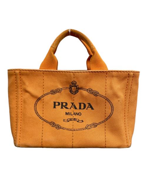 PRADA（プラダ）PRADA (プラダ) ハンドバッグ オレンジの古着・服飾アイテム