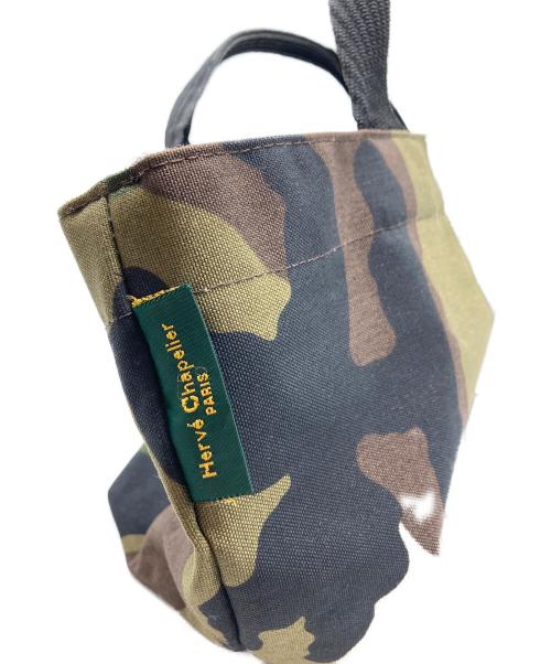 Herve Chapelier（エルベシャプリエ）Herve Chapelier (エルベシャプリエ) トートバッグ カーキの古着・服飾アイテム