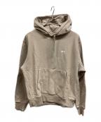 stussyステューシー）の古着「プルオーバーパーカー」｜ベージュ