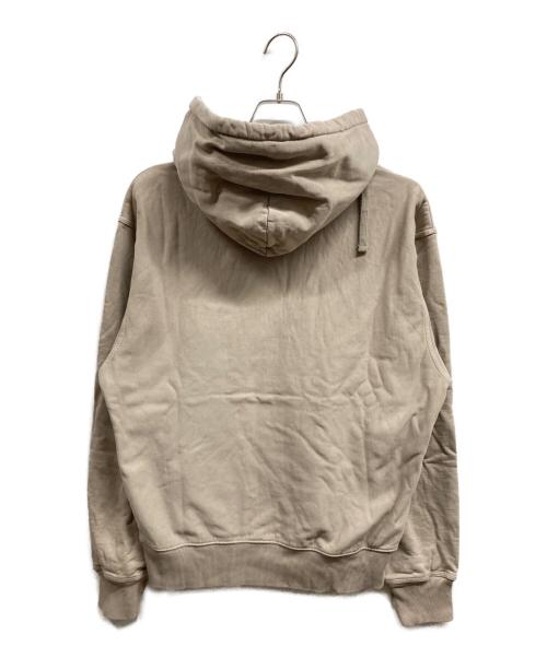 stussy（ステューシー）stussy (ステューシー) プルオーバーパーカー ベージュ サイズ:Mの古着・服飾アイテム