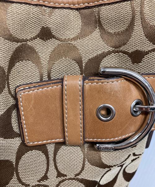 COACH（コーチ）COACH (コーチ) ショルダーバッグ ベージュの古着・服飾アイテム