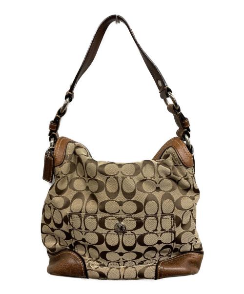 COACH（コーチ）COACH (コーチ) ワンショルダーバッグ ベージュの古着・服飾アイテム