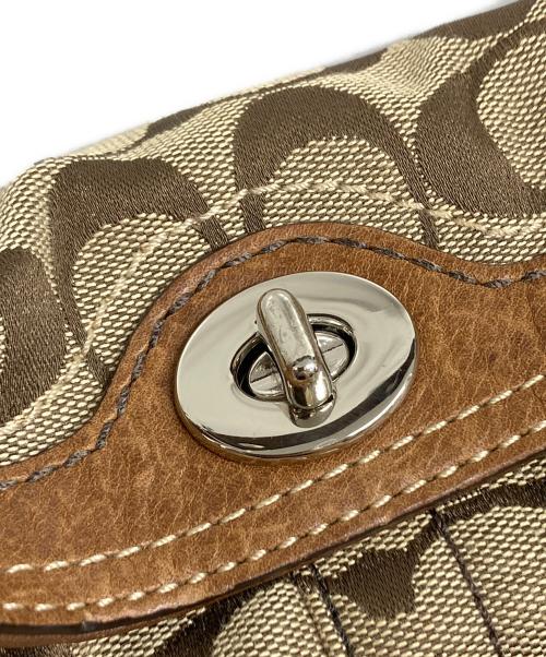 COACH（コーチ）COACH (コーチ) ワンショルダーバッグ ベージュの古着・服飾アイテム