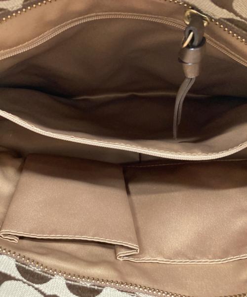 COACH（コーチ）COACH (コーチ) パッチワーク トートバッグ ベージュの古着・服飾アイテム