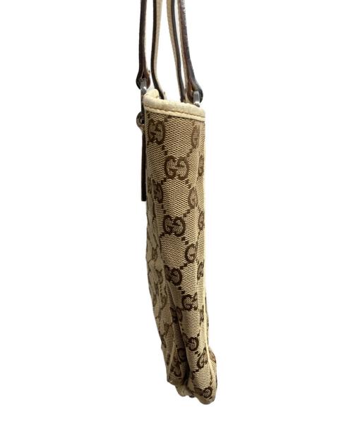 GUCCI（グッチ）GUCCI (グッチ) GGキャンバストートバッグ ホワイト×ベージュの古着・服飾アイテム