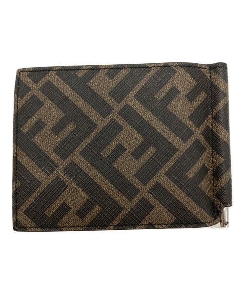 FENDI（フェンディ）FENDI (フェンディ) マネークリップ/FEND財布 ブラウンの古着・服飾アイテム