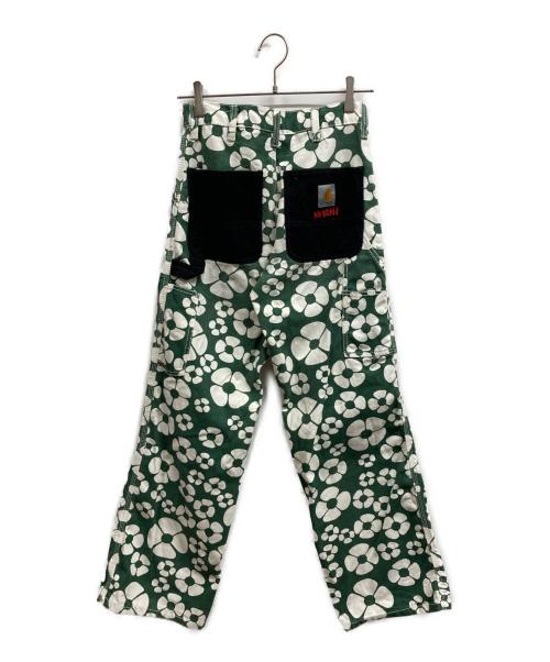 CarHartt（カーハート）CarHartt (カーハート) MARNI (マルニ) MARNI SINGLE KNEE PANT／CarHarttパンツ／MARNIパンツ グリーン サイズ:XSの古着・服飾アイテム