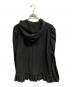 BORDERS AT BALCONY (ボーダーズアットバルコニー) UV＆速乾 裾ギャザーフーディー ZIP UP ブルゾン ブラック サイズ:38：8000円