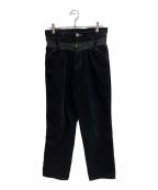 COMME des GARCONS HOMME PLUSコムデギャルソンオムプリュス）の古着「コーデュロイパンツ」｜ブラック