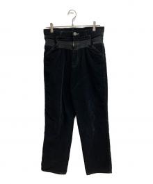 COMME des GARCONS HOMME PLUS（コムデギャルソンオムプリュス）の古着「コーデュロイパンツ」｜ブラック