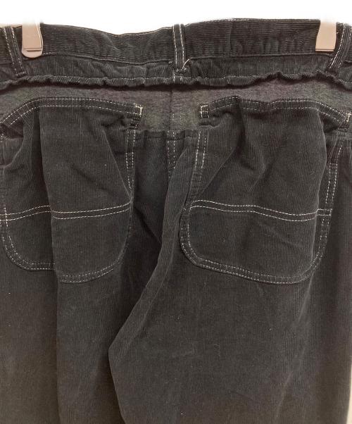 COMME des GARCONS HOMME PLUS（コムデギャルソンオムプリュス）COMME des GARCONS HOMME PLUS (コムデギャルソンオムプリュス) コーデュロイパンツ ブラック サイズ:Sの古着・服飾アイテム