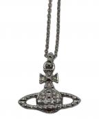 Vivienne Westwoodヴィヴィアンウエストウッド）の古着「オーブ ネックレス/Vivienne ネックレス」｜シルバー