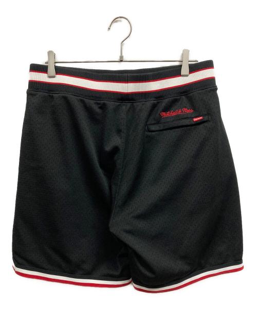 SUPREME（シュプリーム）Supreme (シュプリーム) MITCHELL & NESS (ミッチェルアンドネス) Basketball Short/Supremeパンツ ブラック サイズ:Mの古着・服飾アイテム