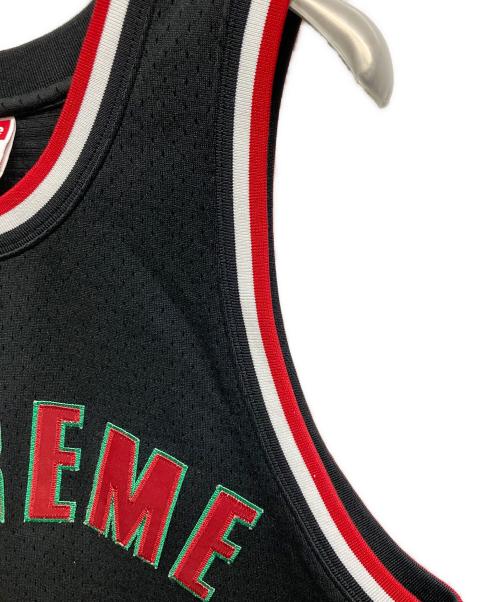 SUPREME（シュプリーム）Supreme (シュプリーム) MITCHELL & NESS (ミッチェルアンドネス) Basketball Jersey/Supremeカットソー ブラック サイズ:Mの古着・服飾アイテム