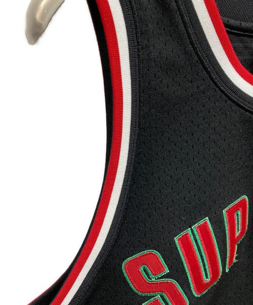 SUPREME（シュプリーム）Supreme (シュプリーム) MITCHELL & NESS (ミッチェルアンドネス) Basketball Jersey/Supremeカットソー ブラック サイズ:Mの古着・服飾アイテム
