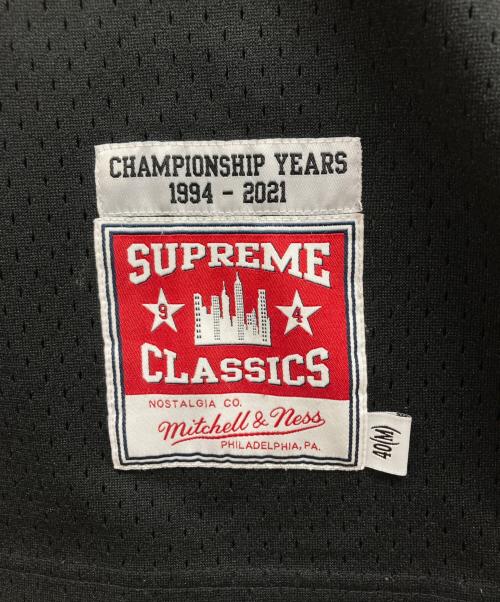 SUPREME（シュプリーム）Supreme (シュプリーム) MITCHELL & NESS (ミッチェルアンドネス) Basketball Jersey/Supremeカットソー ブラック サイズ:Mの古着・服飾アイテム