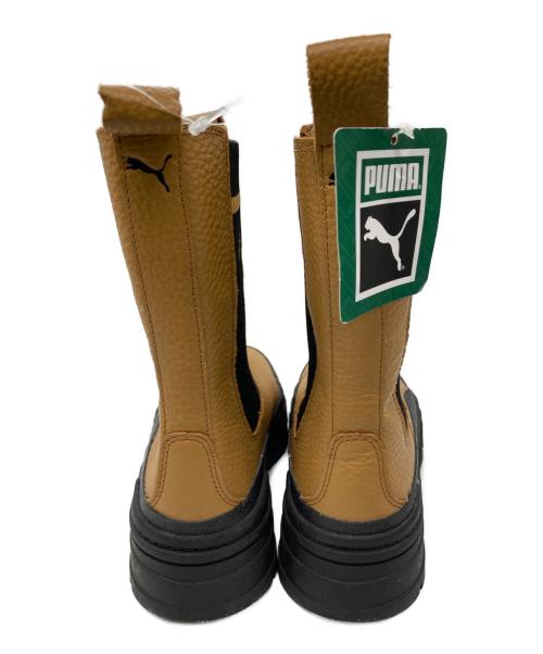 PUMA（プーマ）PUMA (プーマ) サイドゴアブーツ/PUMAブーツ ブラウン サイズ:23の古着・服飾アイテム