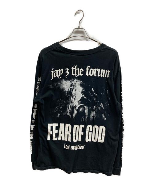 Fear Of God（フィア・オブ・ゴッド）FEAR OF GOD (フィア・オブ・ゴッド) Jay-Z Forum Long Sleeve Tee ブラック サイズ:Lの古着・服飾アイテム