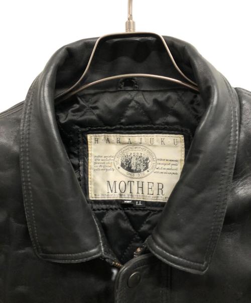 HARAJUKU MOTHER（ハラジュクマザー）HARAJUKU MOTHER (ハラジュクマザー) ラムレザージャケット/HARAJUKU MOTHERジャケット ブラック サイズ:Lの古着・服飾アイテム