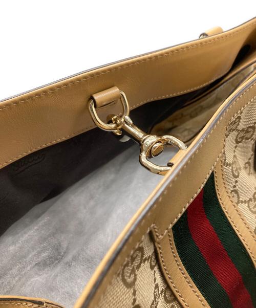GUCCI（グッチ）GUCCI (グッチ) トートバッグ/GUCCIバッグ ベージュの古着・服飾アイテム