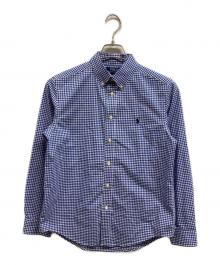 POLO RALPH LAUREN（ポロ・ラルフローレン）の古着「ギンガムチェックシャツ」｜ブルー
