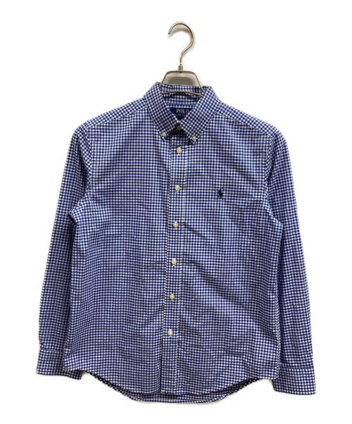 POLO RALPH LAUREN（ポロ・ラルフローレン）POLO RALPH LAUREN (ポロ・ラルフローレン) ギンガムチェックシャツ ブルー サイズ:Lの古着・服飾アイテム