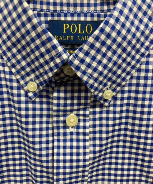 POLO RALPH LAUREN（ポロ・ラルフローレン）POLO RALPH LAUREN (ポロ・ラルフローレン) ギンガムチェックシャツ ブルー サイズ:Lの古着・服飾アイテム
