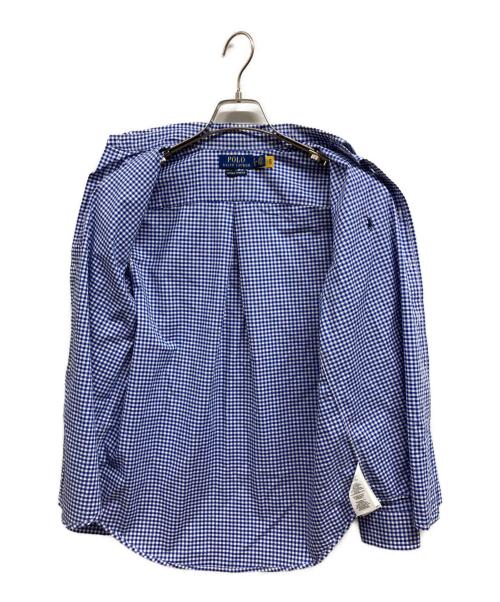 POLO RALPH LAUREN（ポロ・ラルフローレン）POLO RALPH LAUREN (ポロ・ラルフローレン) ギンガムチェックシャツ ブルー サイズ:Lの古着・服飾アイテム