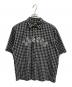 X-LARGE（エクストララージ）の古着「ATCH LOGO PLAID S/S SHIRT」｜ブラック