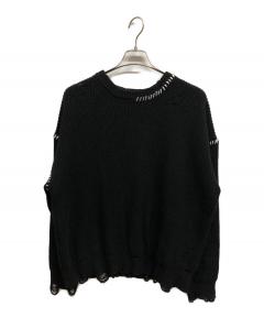 中古・古着通販】YOKE (ヨーク) MOHAIR INTARSIA SHEER SWEATER モヘヤ