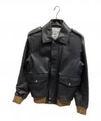 LOEWEロエベ）の古着「A2-TYPE Leather Jacket」｜ブラウン
