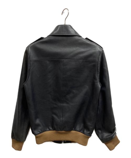 LOEWE（ロエベ）LOEWE (ロエベ) A2-TYPE Leather Jacket ブラウン サイズ:44の古着・服飾アイテム