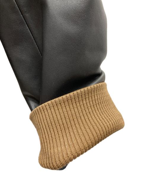 LOEWE（ロエベ）LOEWE (ロエベ) A2-TYPE Leather Jacket ブラウン サイズ:44の古着・服飾アイテム