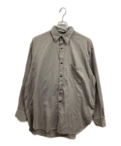 COMOLI（コモリ）COMOLI (コモリ) ヨリ杢ワークシャツ グレー サイズ:2の古着・服飾アイテム