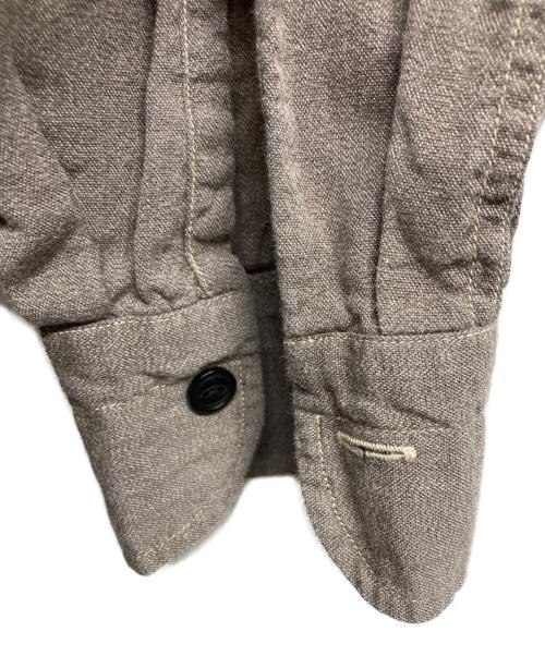 COMOLI（コモリ）COMOLI (コモリ) ヨリ杢ワークシャツ グレー サイズ:2の古着・服飾アイテム
