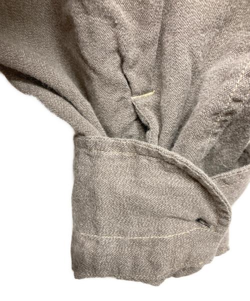 COMOLI（コモリ）COMOLI (コモリ) ヨリ杢ワークシャツ グレー サイズ:2の古着・服飾アイテム