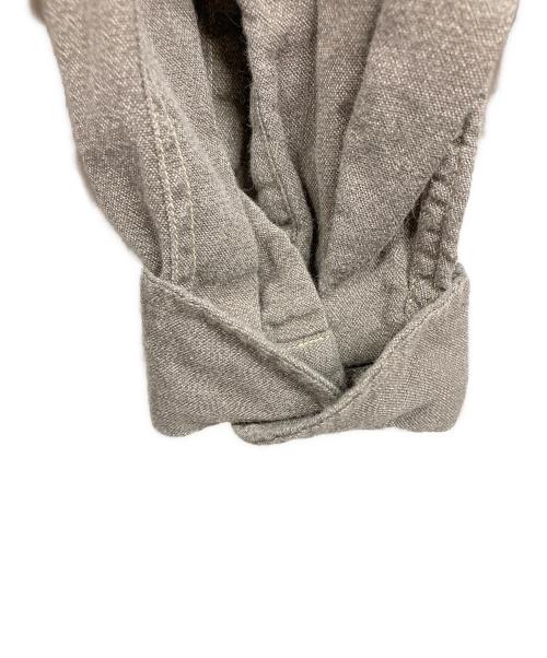 COMOLI（コモリ）COMOLI (コモリ) ヨリ杢ワークシャツ グレー サイズ:2の古着・服飾アイテム
