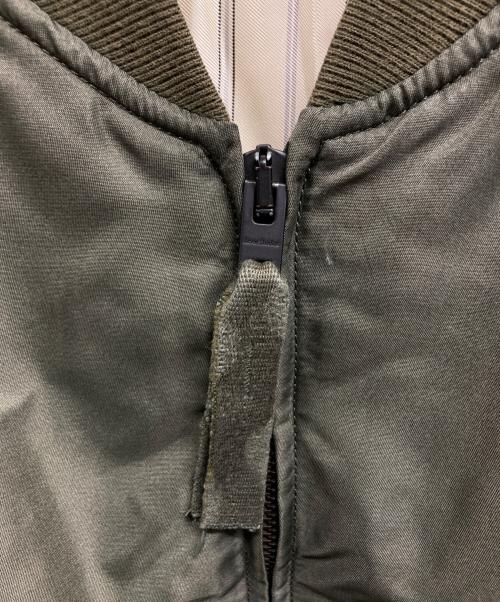 Acne studios（アクネ ストゥディオズ）Acne studios (アクネ ストゥディオズ) サテンボンバージャケット グリーン サイズ:46の古着・服飾アイテム