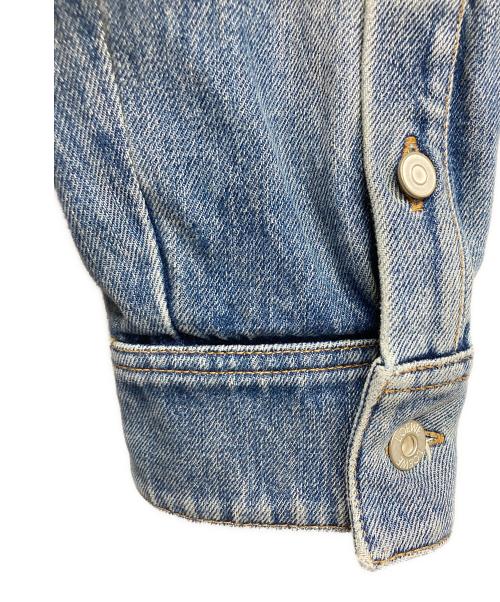 LOEWE（ロエベ）LOEWE (ロエベ) アナグラムデニムオーバーシャツ インディゴ サイズ:48の古着・服飾アイテム
