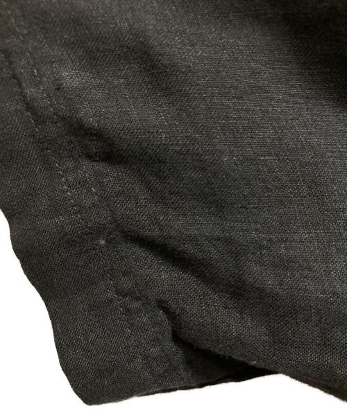 LOEWE（ロエベ）LOEWE (ロエベ) アナグラムポケットリネン半袖シャツ ブラック サイズ:39の古着・服飾アイテム