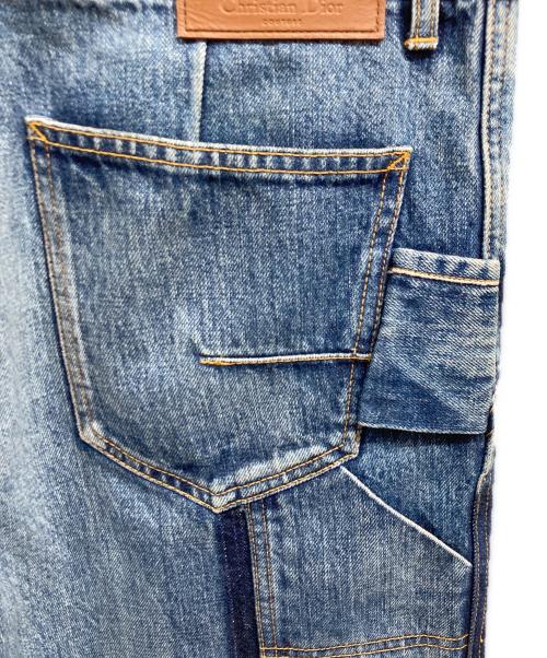 Christian Dior（クリスチャン ディオール）Christian Dior (クリスチャン ディオール) HANDWRITTEN CARPENTER JEAN インディゴ サイズ:48の古着・服飾アイテム