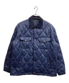 LACOSTE（ラコステ）の古着「コーデュロイカラーキルティングジャケット」｜ネイビー