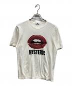 Hysteric Glamourヒステリックグラマー）の古着「ＬＩＰＳ プリント Ｔシャツ」｜ホワイト