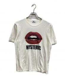 Hysteric Glamour（ヒステリックグラマー）の古着「ＬＩＰＳ プリント Ｔシャツ」｜ホワイト