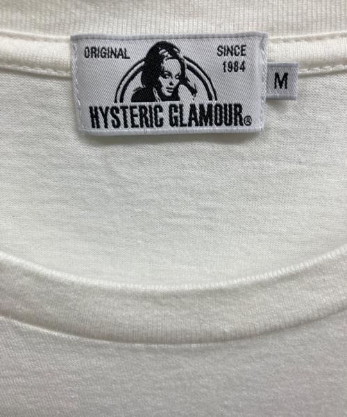 Hysteric Glamour（ヒステリックグラマー）Hysteric Glamour (ヒステリックグラマー) ＬＩＰＳ プリント Ｔシャツ ホワイト サイズ:Mの古着・服飾アイテム