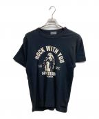 Hysteric Glamourヒステリックグラマー）の古着「ROCK W YOU Tシャツ」｜ブラック