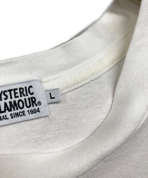 Hysteric Glamour（ヒステリックグラマー）Hysteric Glamour (ヒステリックグラマー) プリントTシャツ/Hysteric GlamourTシャツ ホワイト サイズ:Lの古着・服飾アイテム