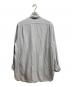COMOLI (コモリ) SILK STRIPE PULLOVER SHIRT/COMOLIシャツ ブルー サイズ:2：20000円